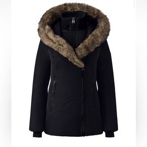 Brand new with new tags Mackage Adlai shearling trimmed down coat size small